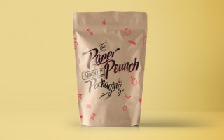 纸袋包装Psd Paper Pouch Packaging Vol4