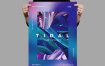 油画色彩笔触模板素材传单/海报模板Tidal Flyer Poster Template