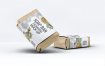 肥皂条纸套包装样机素材多角度展示效果  Soap Bar Paper Sleeve Packaging Mock Up