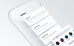 手机模板特殊角度素材展示样机iPhone White Mockup With Layers