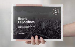 企业品牌手册识别系统模板素材Brand Guideline Z8FY8T