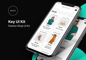IOS11时尚简约风格服装行业APP KEY Fashion UI Kit